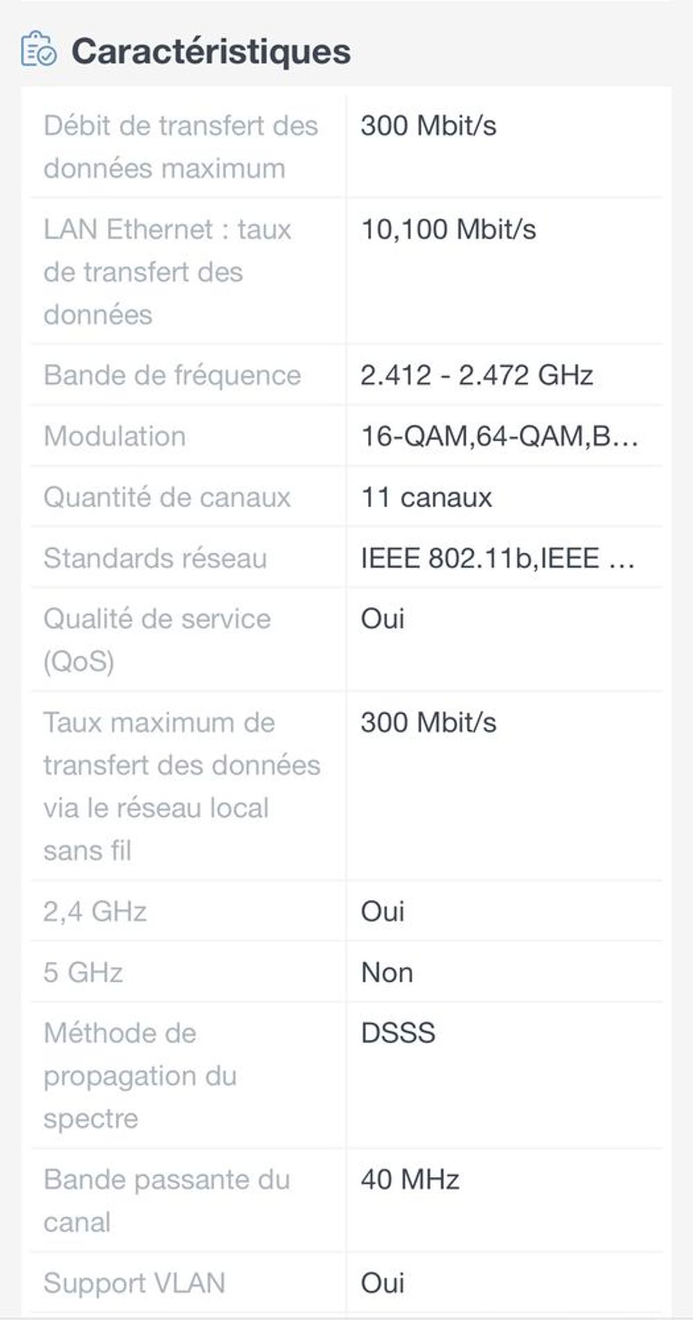 Point d'acc r&eacute;seaux locaux sans fil Engenius EAP300 Matériel informatique