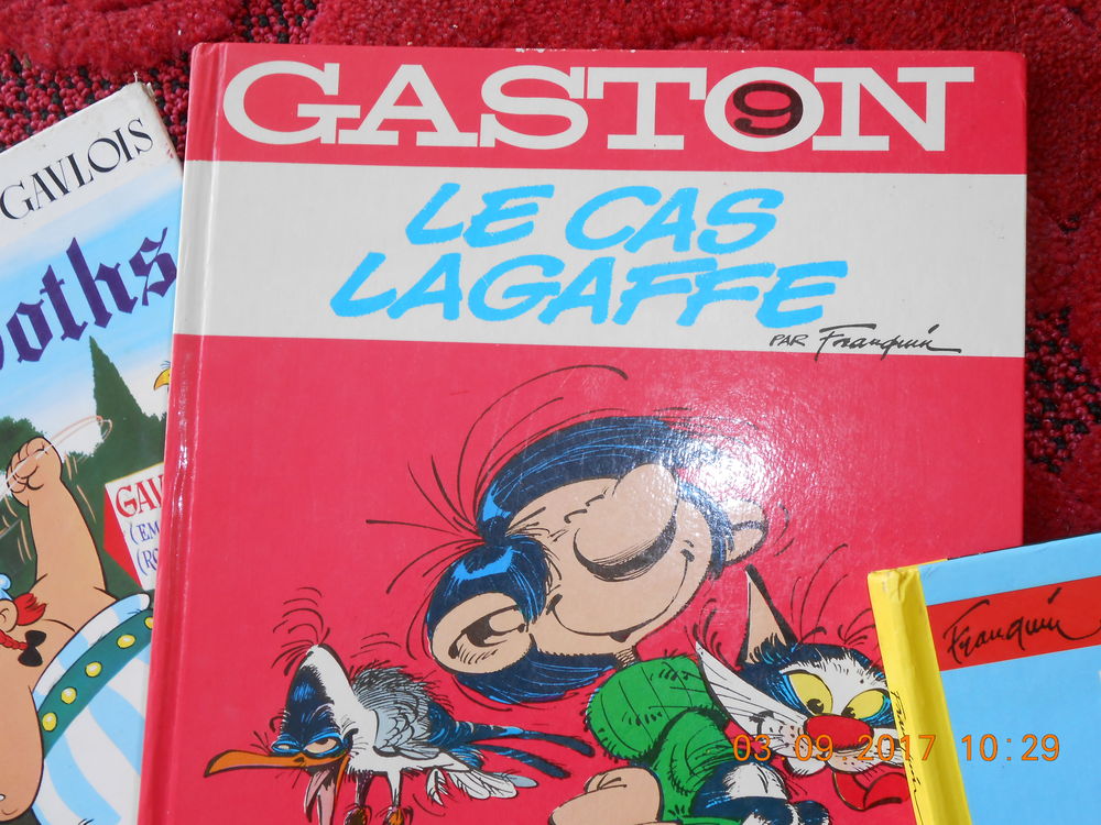Asr&eacute;rix, Gaston Lagaffe: livres broch&eacute;s Livres et BD