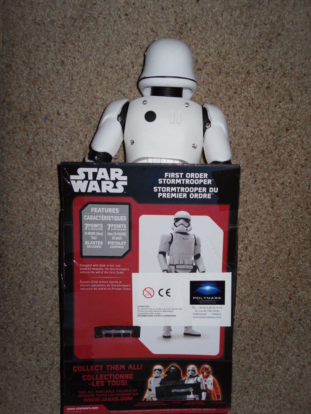 Grande Figurine Star Wars Stormtrooper 46 cm Neuf Jeux / jouets