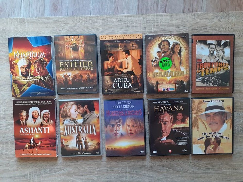 10 DVD &quot;AUSTRIALIA&quot; + SAHARA .......... 