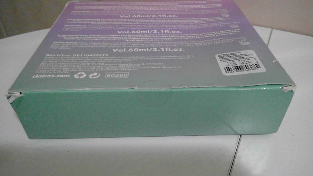 6€ Brumes parfum&eacute; Maroquinerie