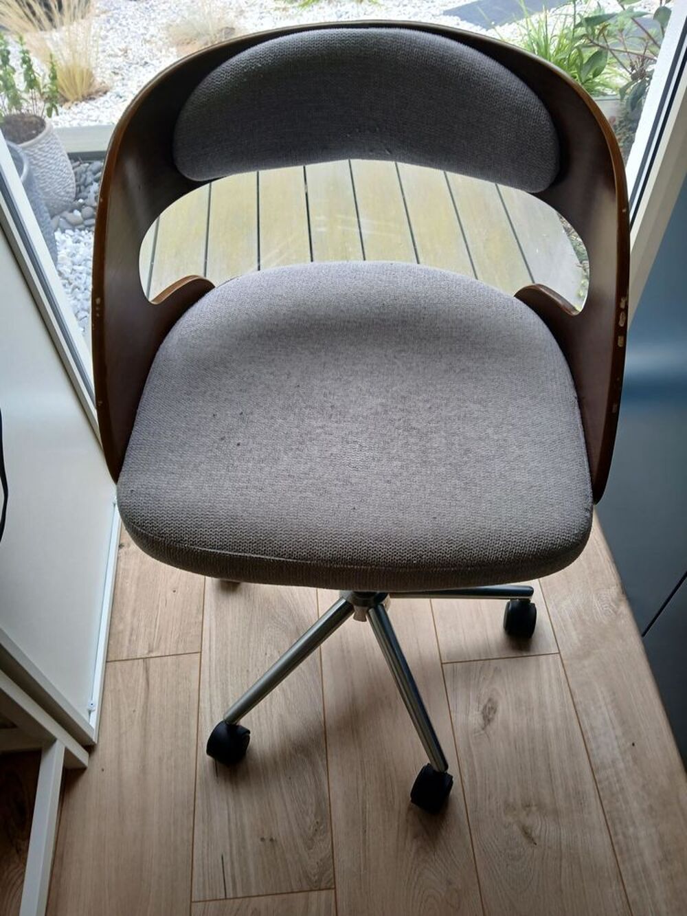 Bureau avec extension et sa chaise Meubles