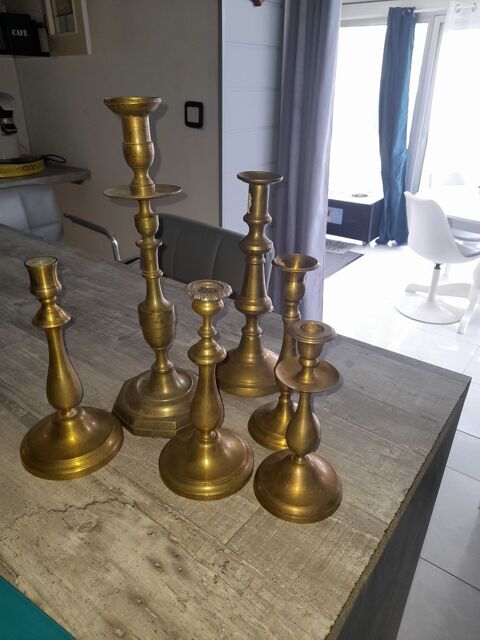 Bougeoirs en laiton 0 Prfailles (44)