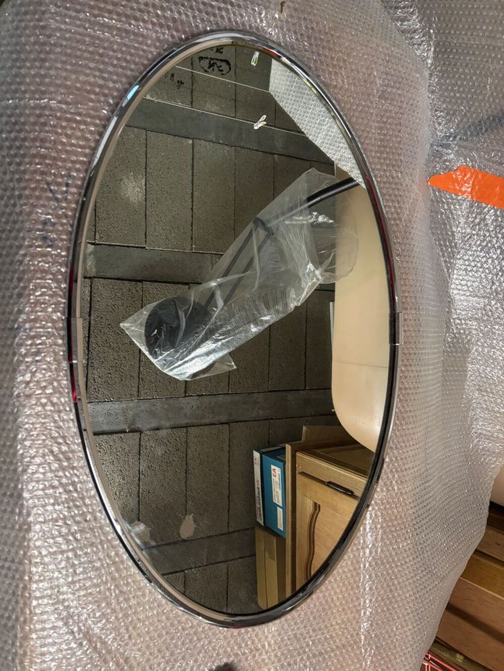 Miroir salle de bain ovale Décoration