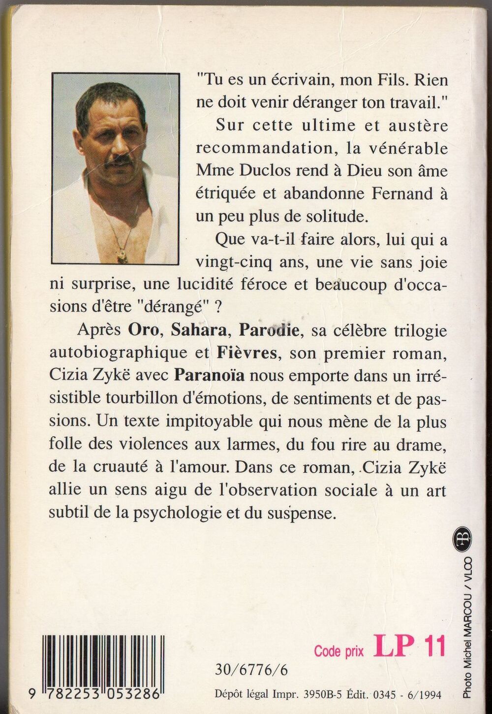 Paranoia - Cizia Zyk&euml; Livres et BD
