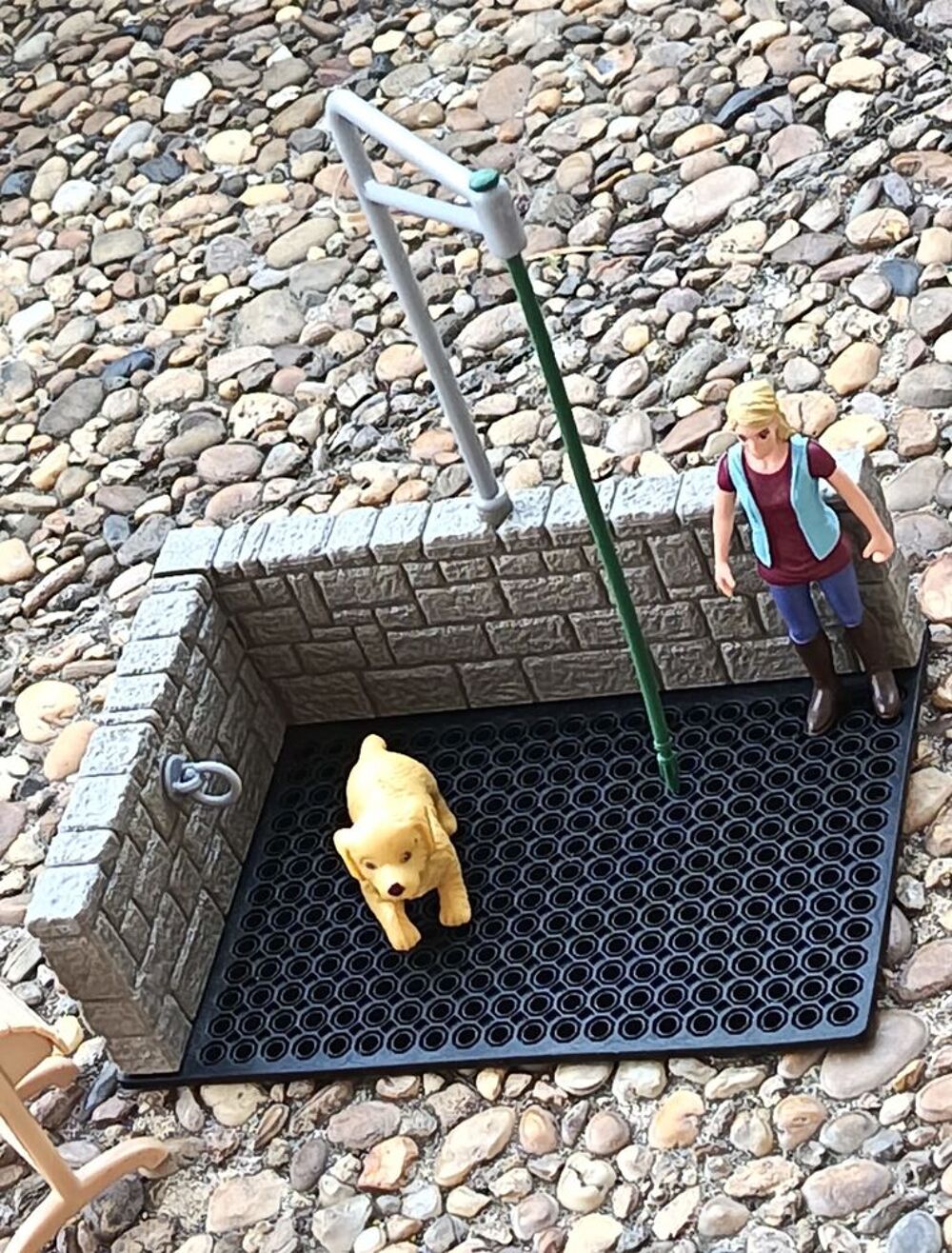 Station de Douche SCHLEICH Neuve Personnage, Chien et Enclo Jeux / jouets