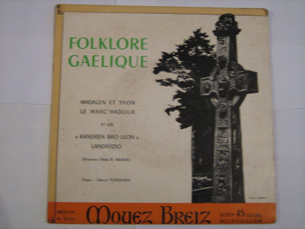 CANTIQUES BRETONS par YVON LE MARCHADOUR disque MOUEZ BREIZ CD et vinyles