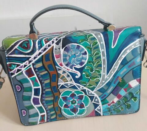 Sac �   main bandouli�re semi cuir fantaisie 15 Dombasle-sur-Meurthe (54)