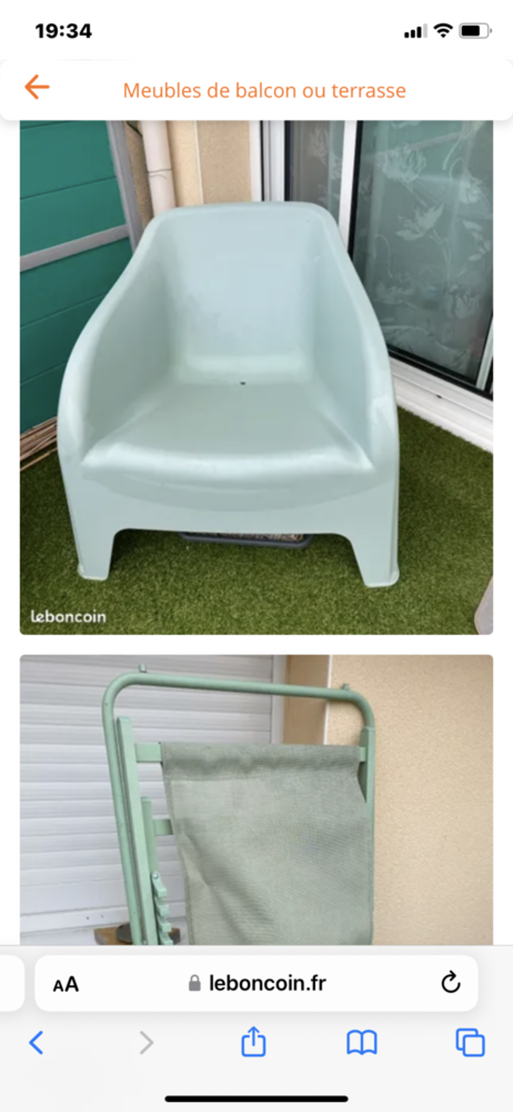 Fauteuil balcon Jardin