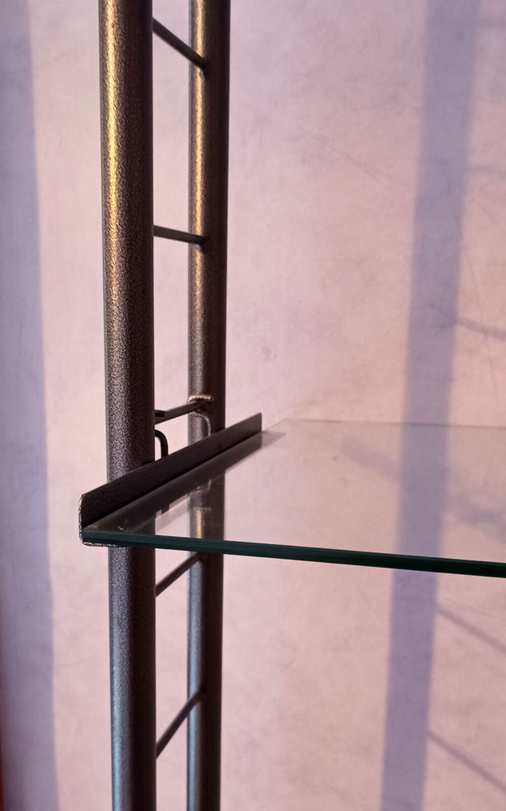 Etagere fer et verre Décoration