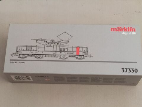 Echelle HO- Märklin Loco électrique BB 12068 verte réf 37330 240 Soissons (02)