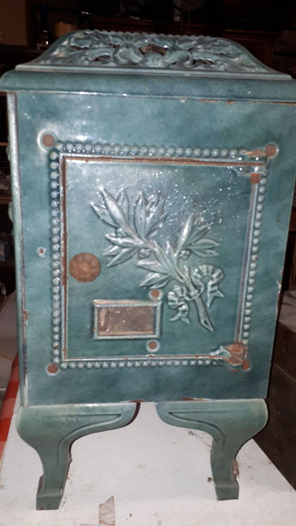Po&ecirc;le MIRUS fonte &eacute;maill&eacute; - Décoration