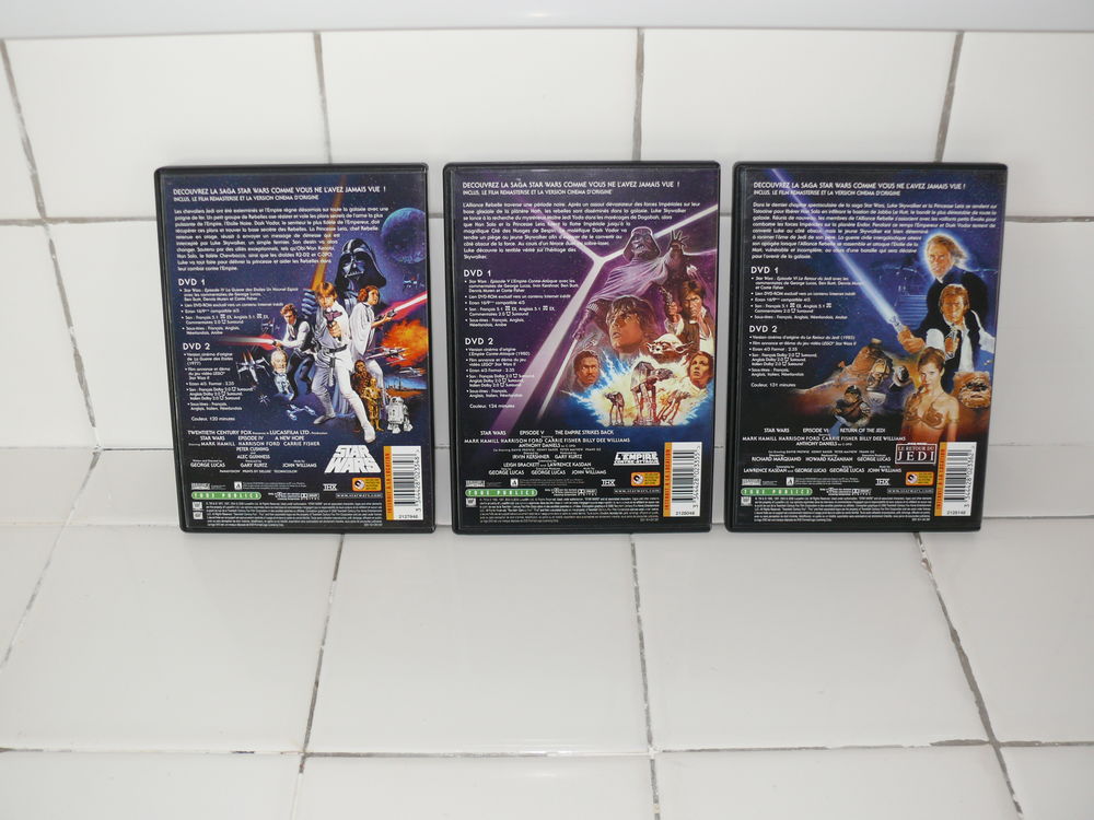DVD : Trilogie "STAR WARS" DVD et blu-ray