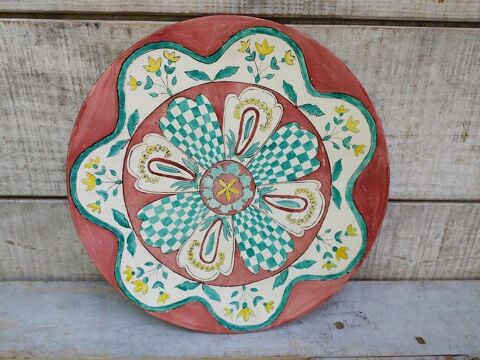 Assiette Fa�ence �cole Professionnelle Ganneron Paris1886 1 Loches (37)