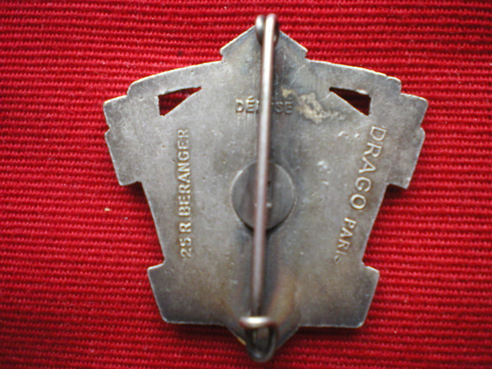 Insigne du G&eacute;nie - G&eacute;nie de Forteresse. 