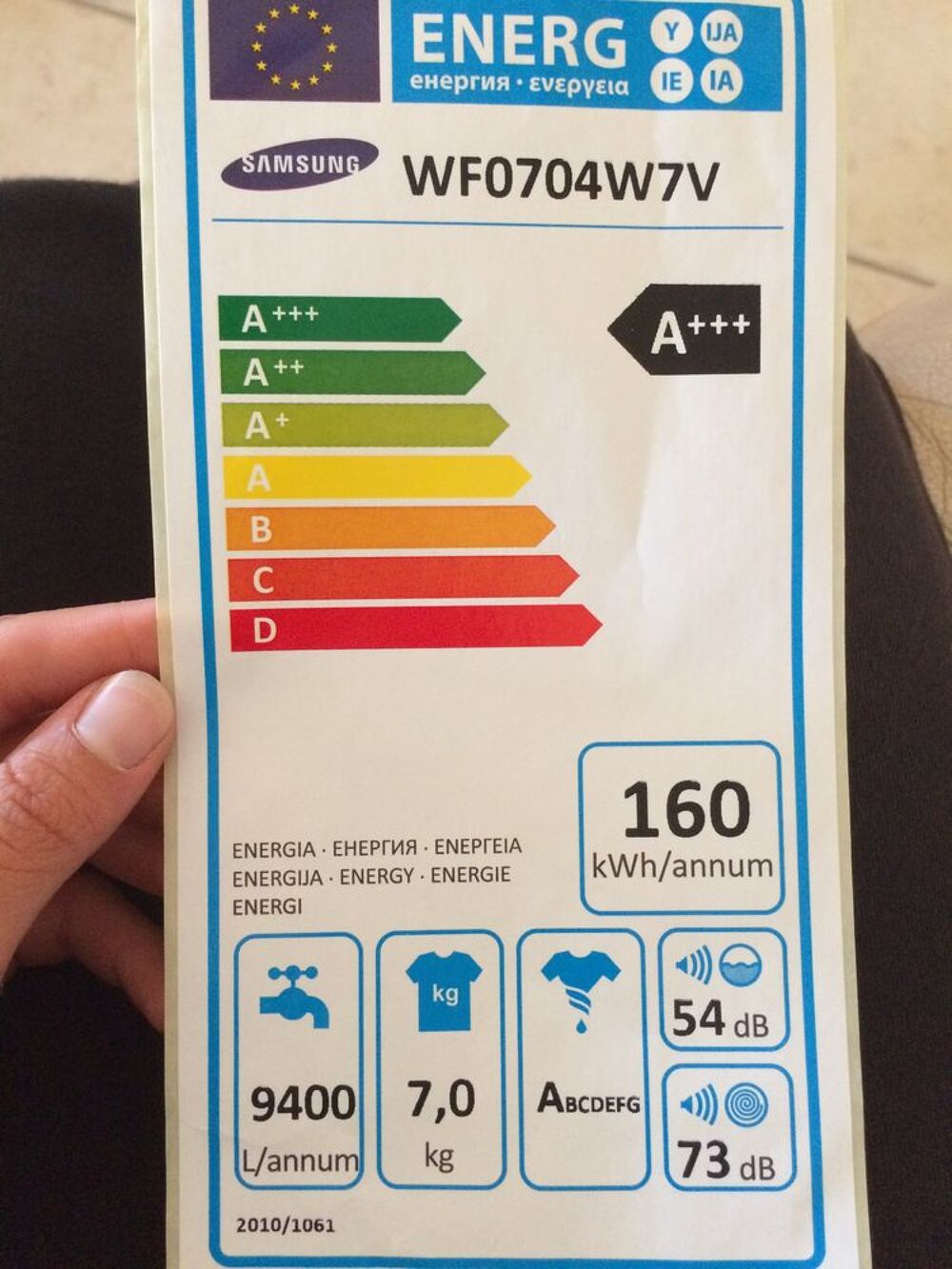 Lave linge SAMSUNG Electroménager