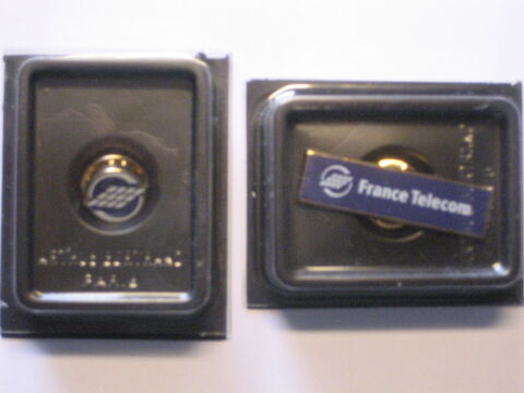 2 pin's logo FRANCE TELECOM 5 Reims (51)