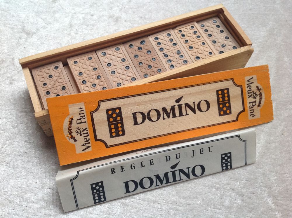 DOMINO PUBLICITAIRE LE VIEUX PANE 100% BOIS Jeux / jouets