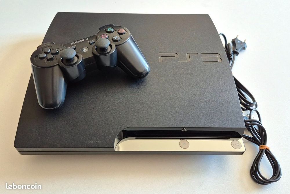 Ps3 tbe avec manette et cordon d'alimentation Consoles et jeux vidéos