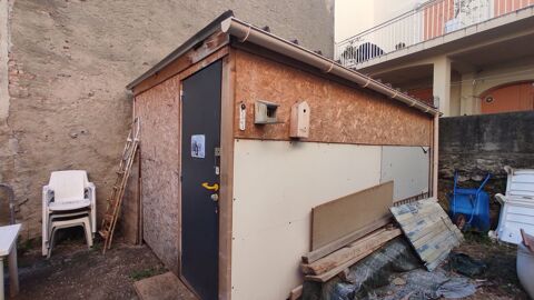 Cabanon bois toit t�le, fabrication personnel  999 Banyuls-sur-Mer (66)