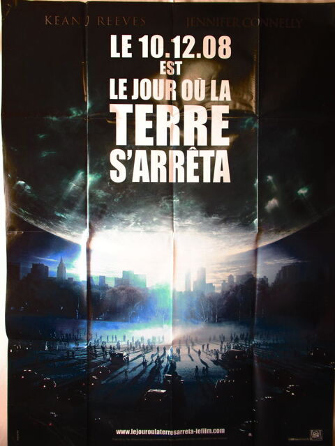 affiche de cinéma LE JOUR OU LA TERRE S'ARRETA 12 Curtafond (01)