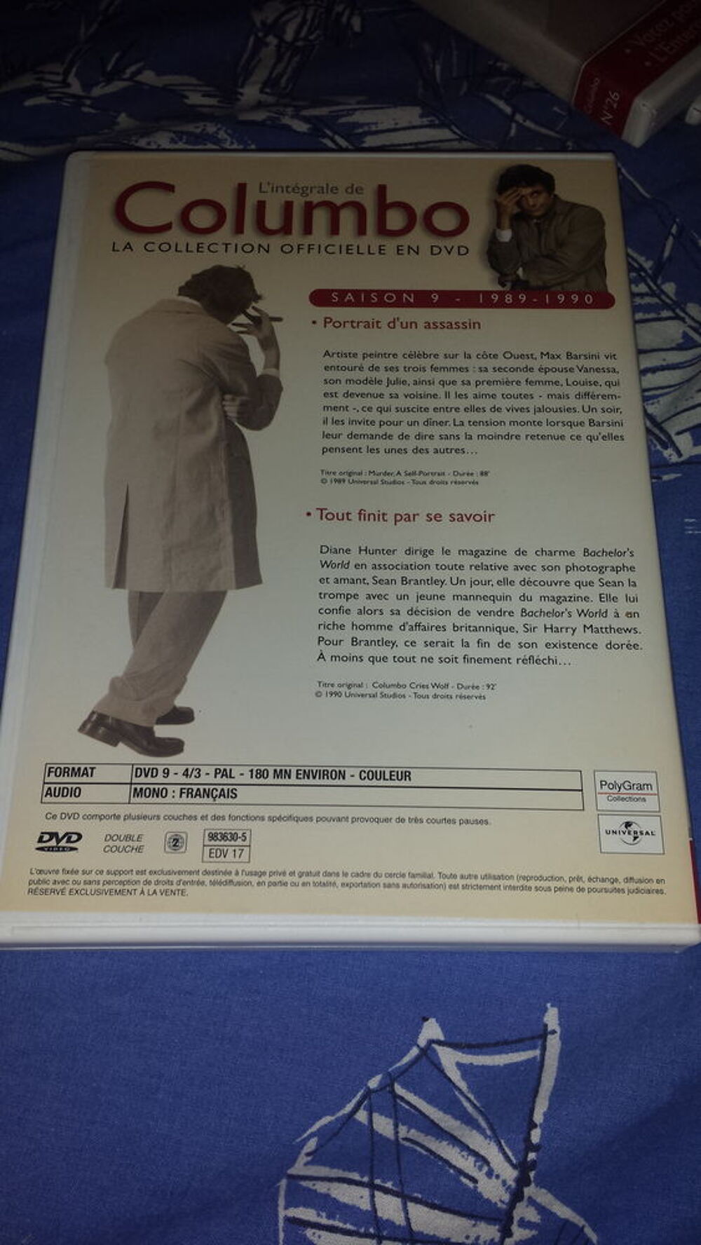 DVD COLUMBO N&deg; 25
SAISON 9 DVD et blu-ray