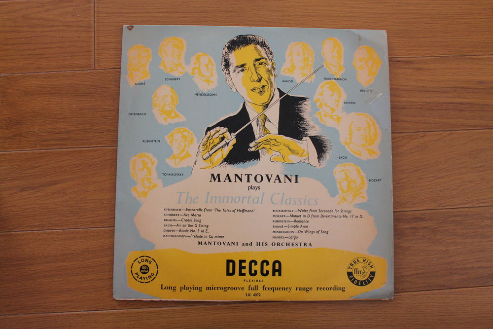 DISQUE VINYLE MANTOVANI CD et vinyles