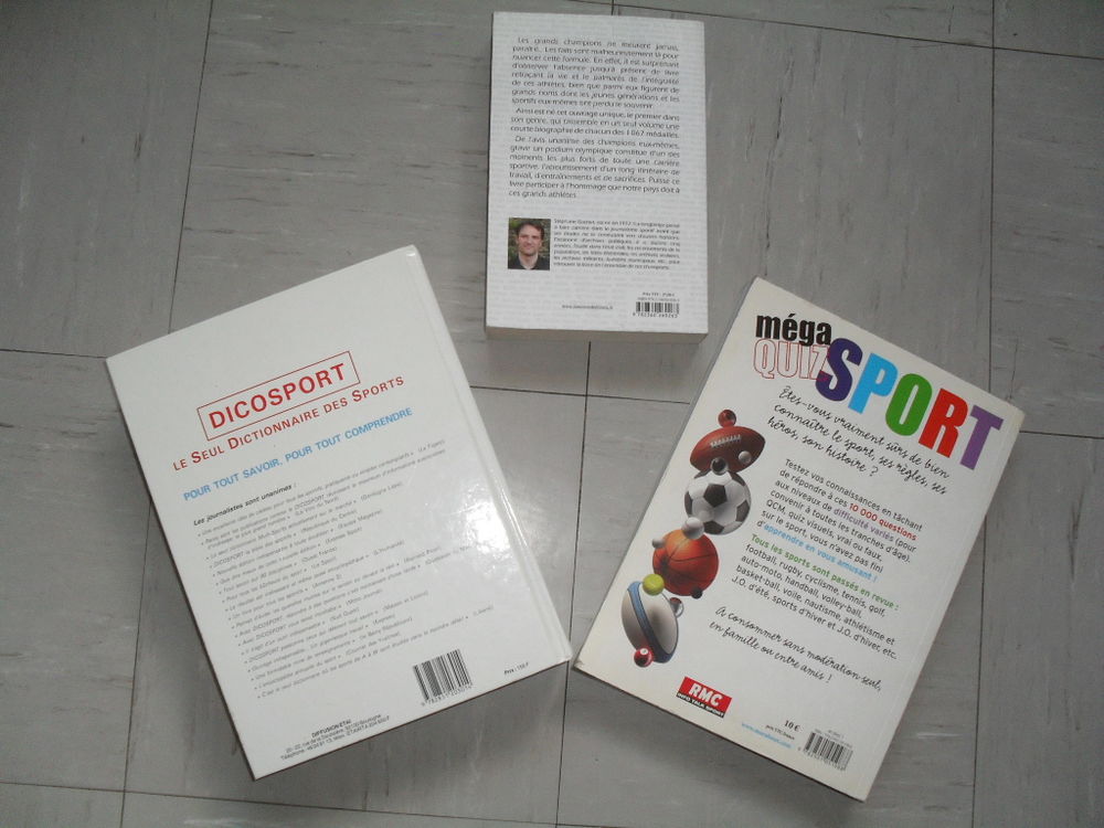Livres sur les sports et jeux olympiques Livres et BD