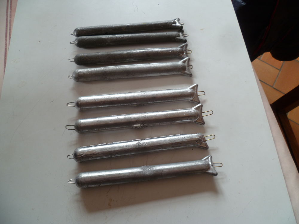 8 plombs torpilles pour p&ecirc;che en mer 16€ Sports
