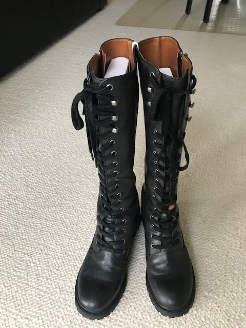 Bottes hautes noires  tout cuir 90 Châtenoy (45)