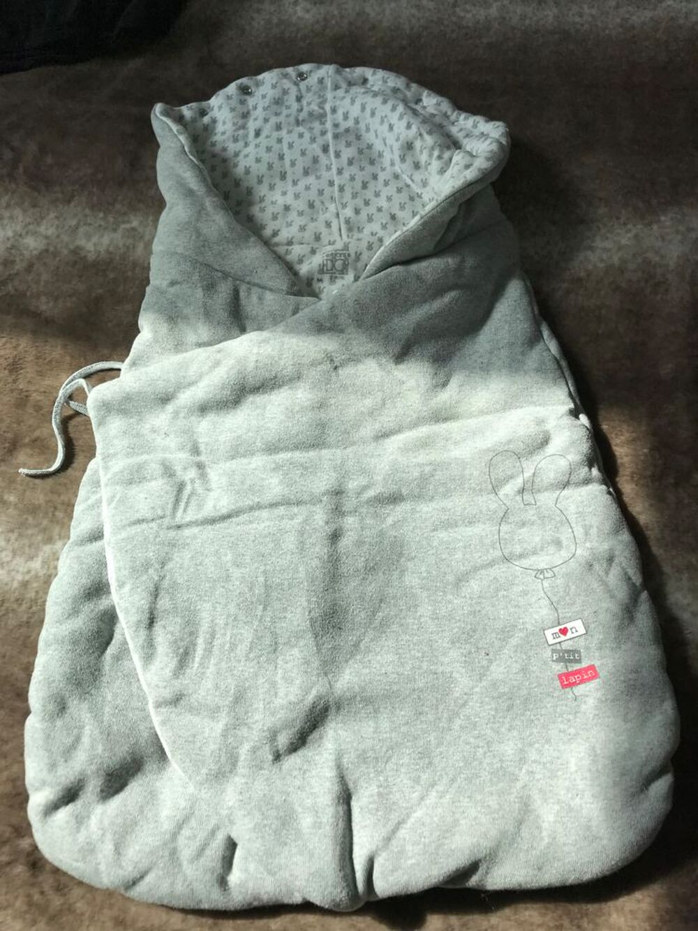 NID ANGE naissance &agrave; 3 mois gris/blanc ENFANT DO Puériculture