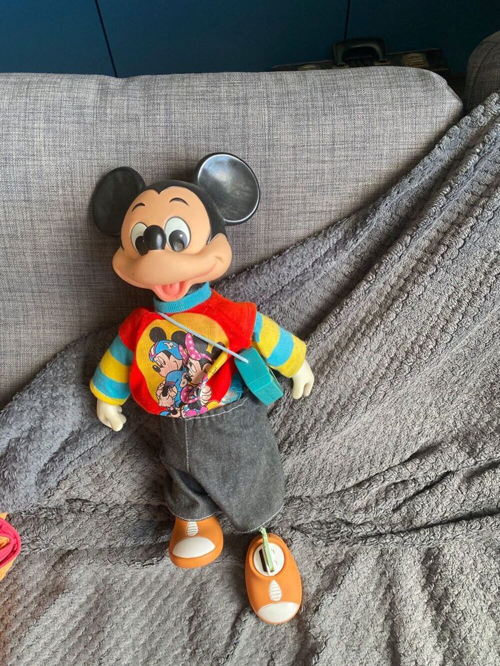 POUPEE MECANIQUE VINTAGE MICKEY JESMAR DYSNEY 1950 1960 