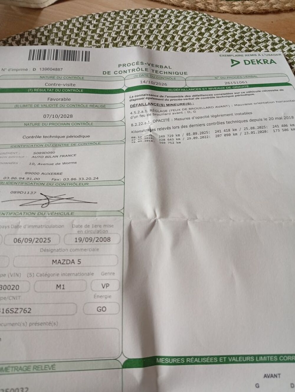 Mazda5 2.0 CD-MZR 110 5pl Harmonie occasion 89400 Laroche-Saint-Cydroine