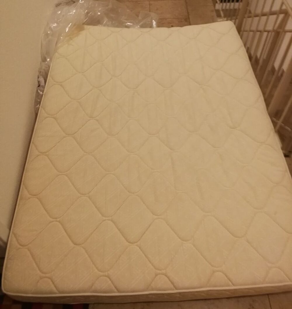 Matelas Dunlopillo en bio-laine antiacariens 140 x 190 Meubles