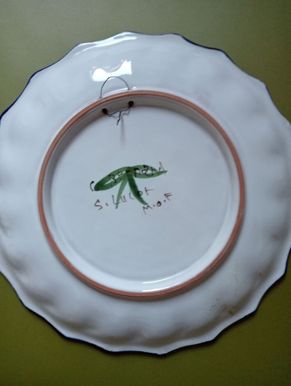 Assiette de collection de Nevers Décoration