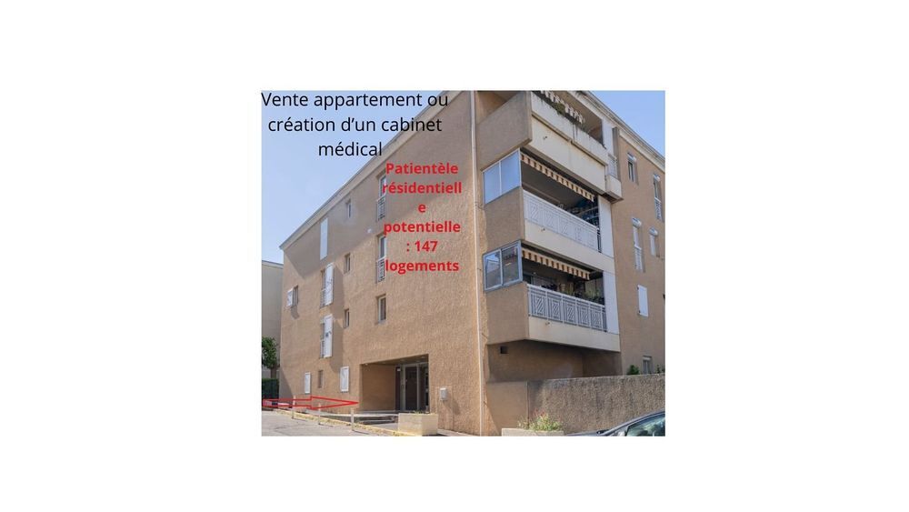 Vente Appartement INVESTISSEURS
APPARTEMENT
CABINET MEDICAL PARA MEDICAL Marseille 13