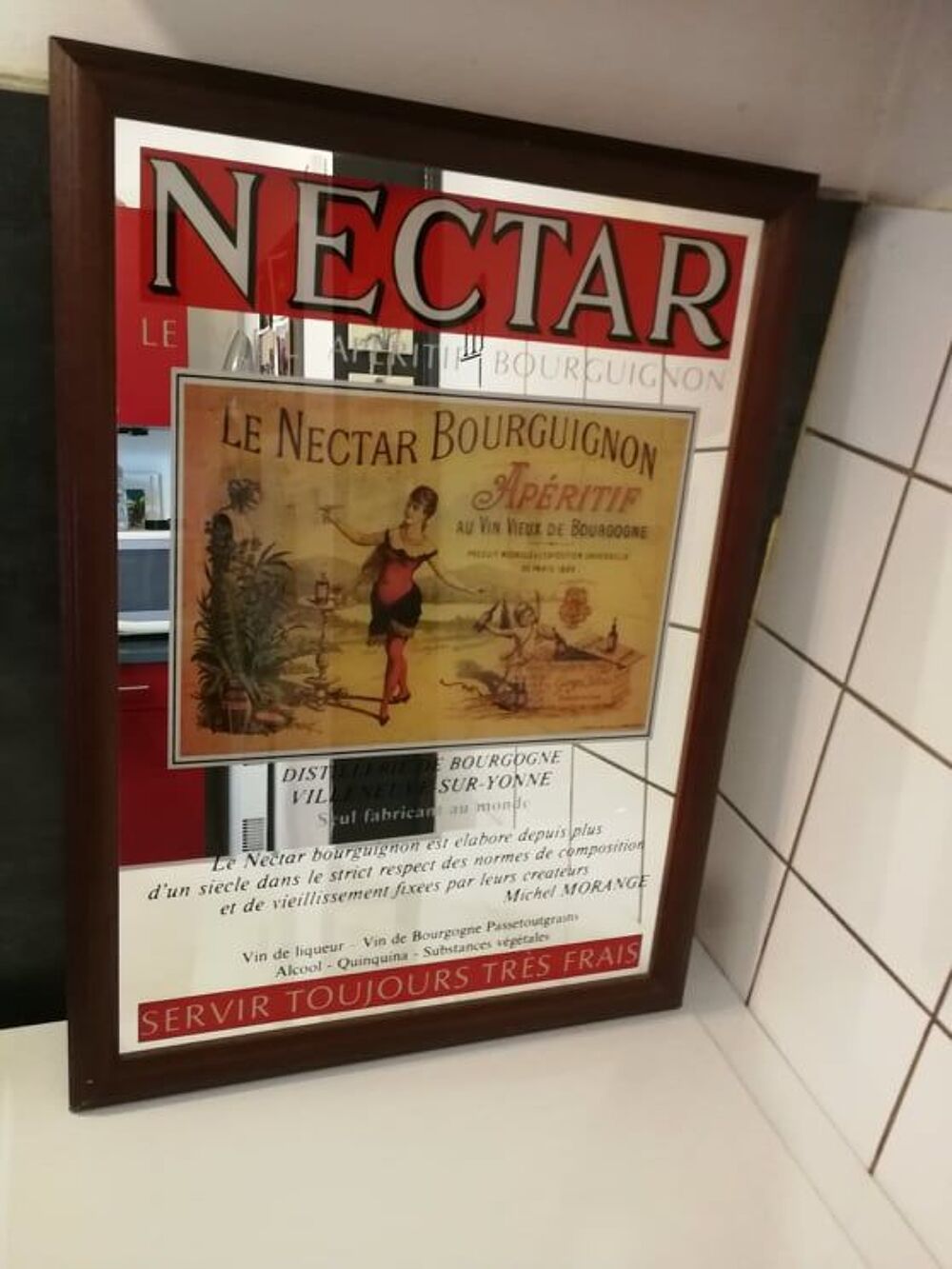Tableau Publicit&eacute; Nectar Le viel ap&eacute;ritif bourguignon 