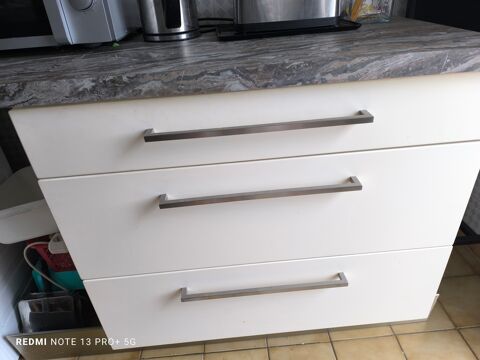 Meuble de cuisine trois tiroirs blanc 50 Toulouse (31)