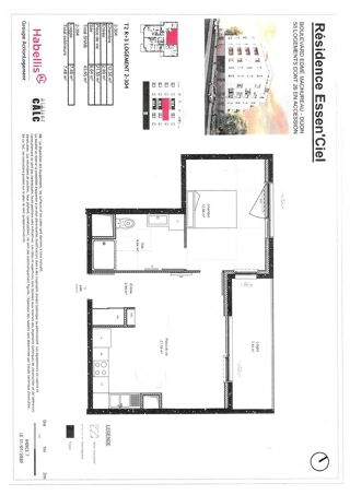  Appartement à vendre 2 pièces 44 m² Dijon