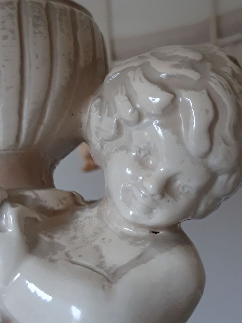 Lampe Ch&eacute;rubin sign&eacute;e JP ( 1950 - 1980) Décoration