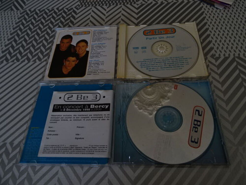 2 CD albums et 4 CD 2 titres 2B3 CD et vinyles