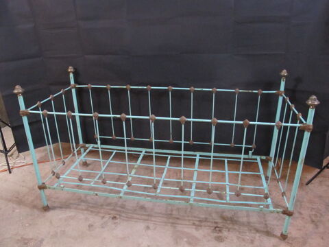 Ancien lit cage pliant en métal 120 Parent (63)