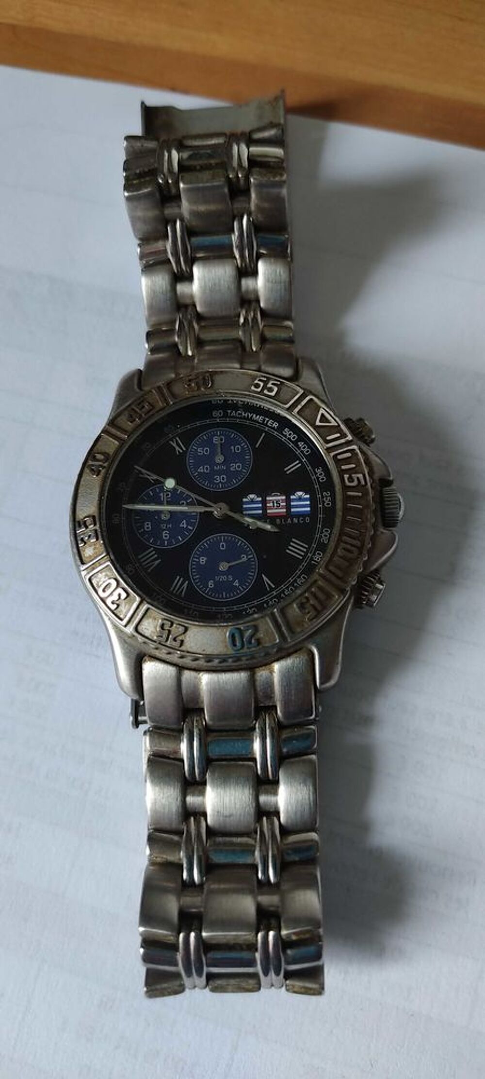 montre+homme+sport+Serge+Blanco Bijoux et montres