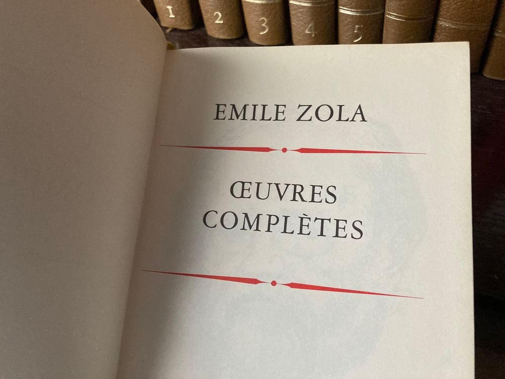 &Eacute;mile ZOLA oeuvres compl&egrave;tes en 20 tomes Livres et BD