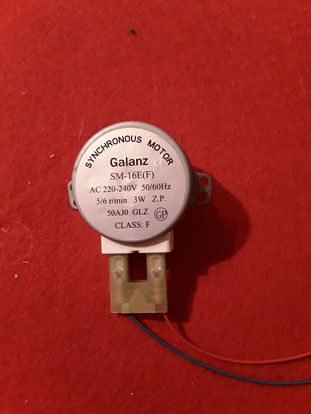 MOTEUR PLATEAU TOURNANT SM-16E micro onde Electroménager