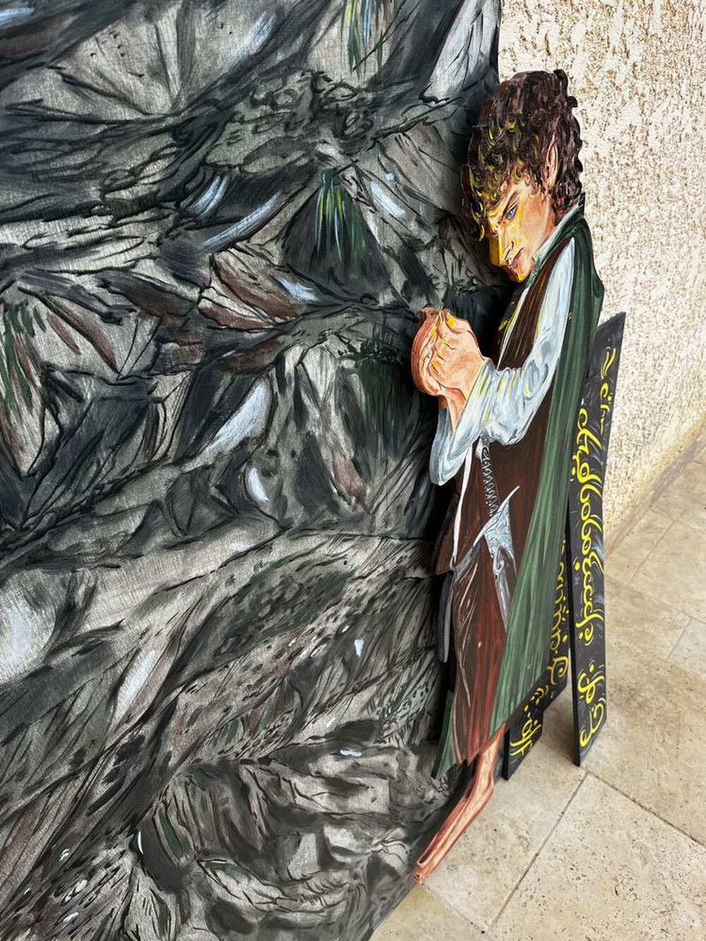 Peinture seigneur des anneaux Décoration