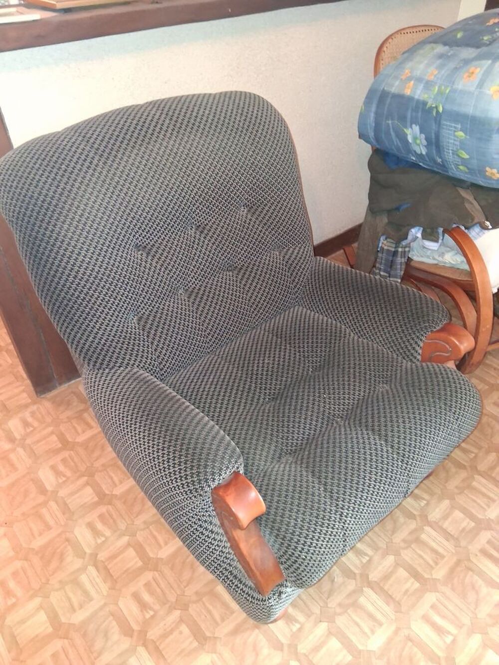 Fauteuil velour Meubles