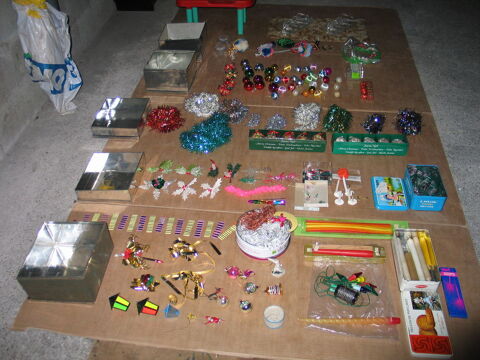 D�coration sapin et maison pour f�tes fin ann�e 1 Quincy-sous-S�nart (91)