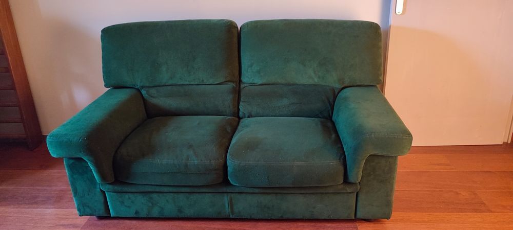 Canap&eacute; 2,5 places et fauteuil Alcantara Meubles