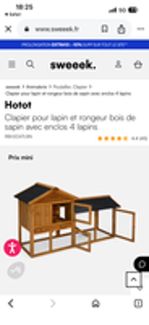   Vente clapier/poulailler 